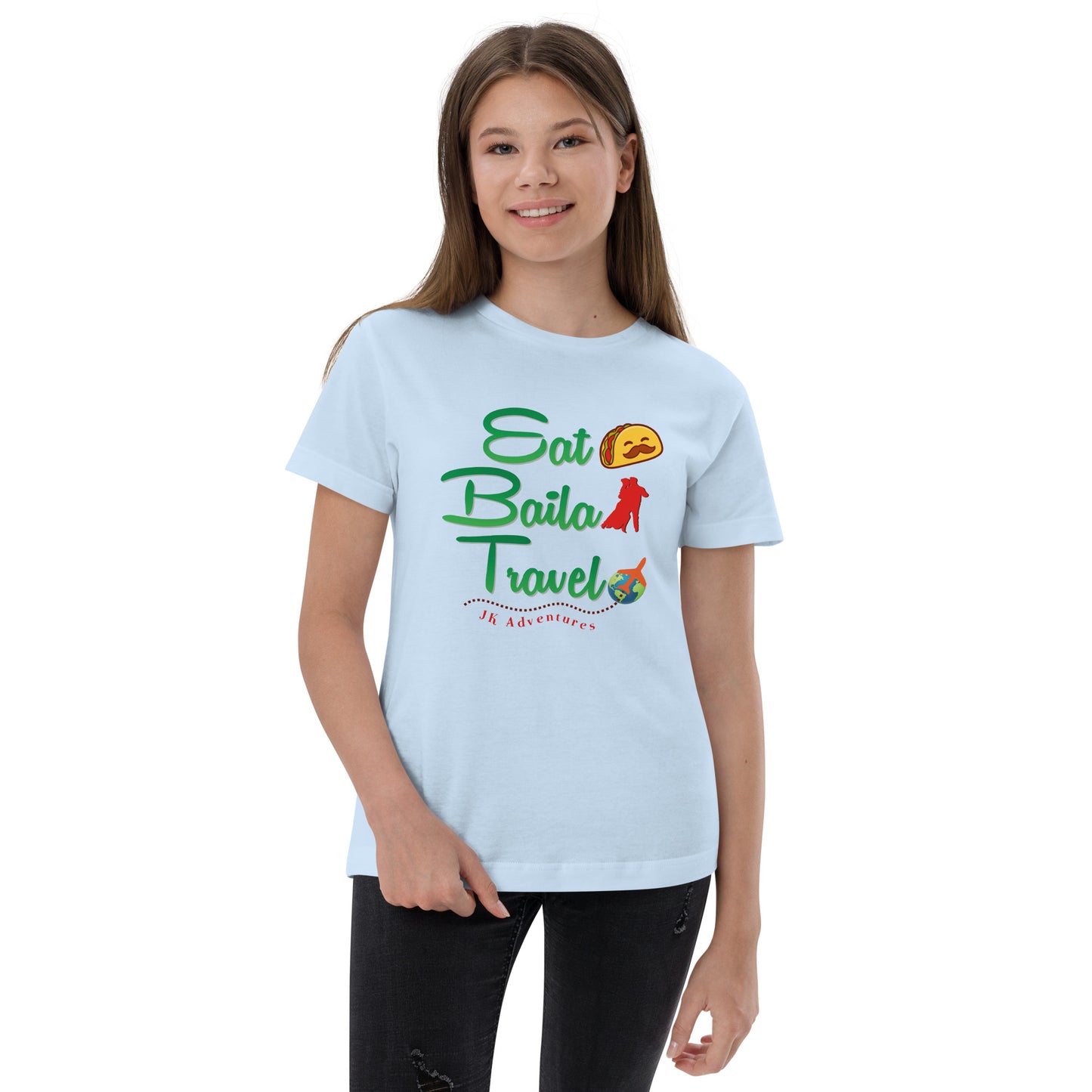 Eat Baila Travel Kid's T-shirt