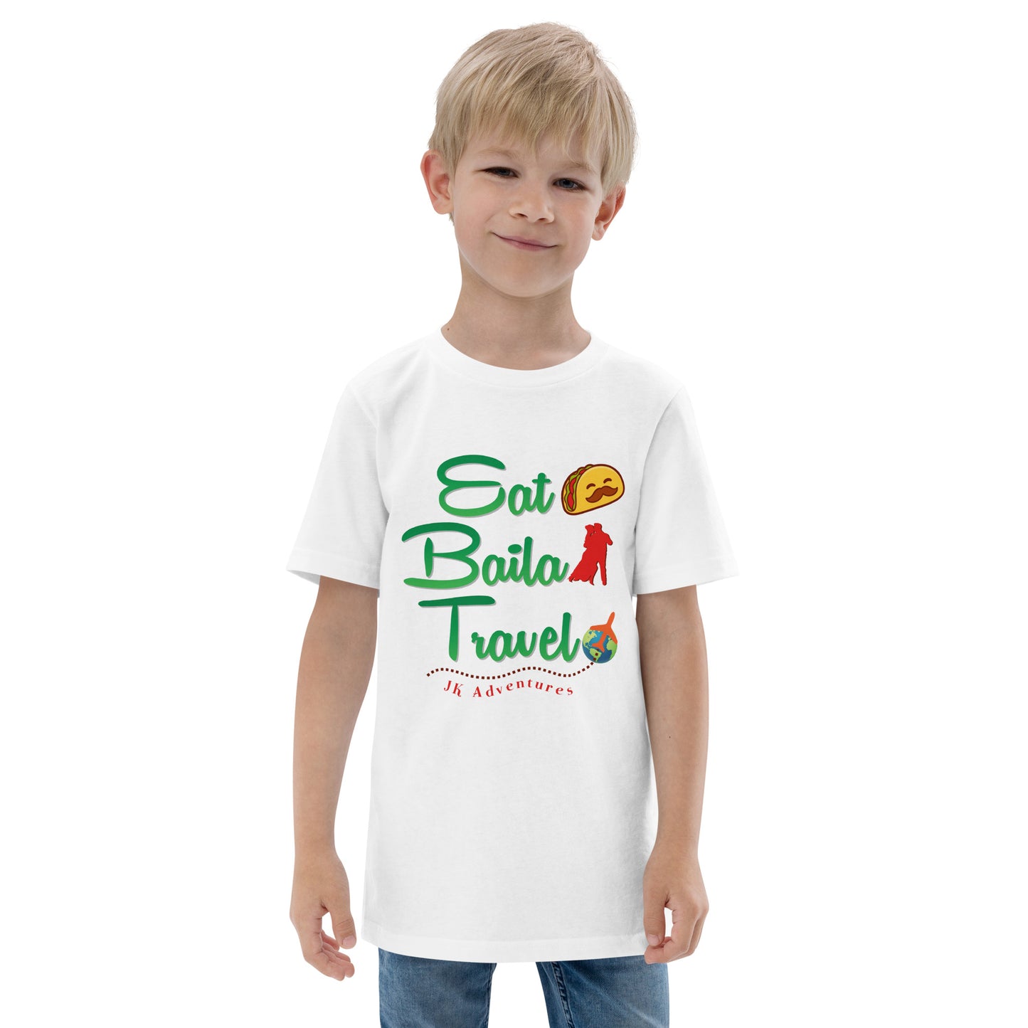 Eat Baila Travel Kid's T-shirt